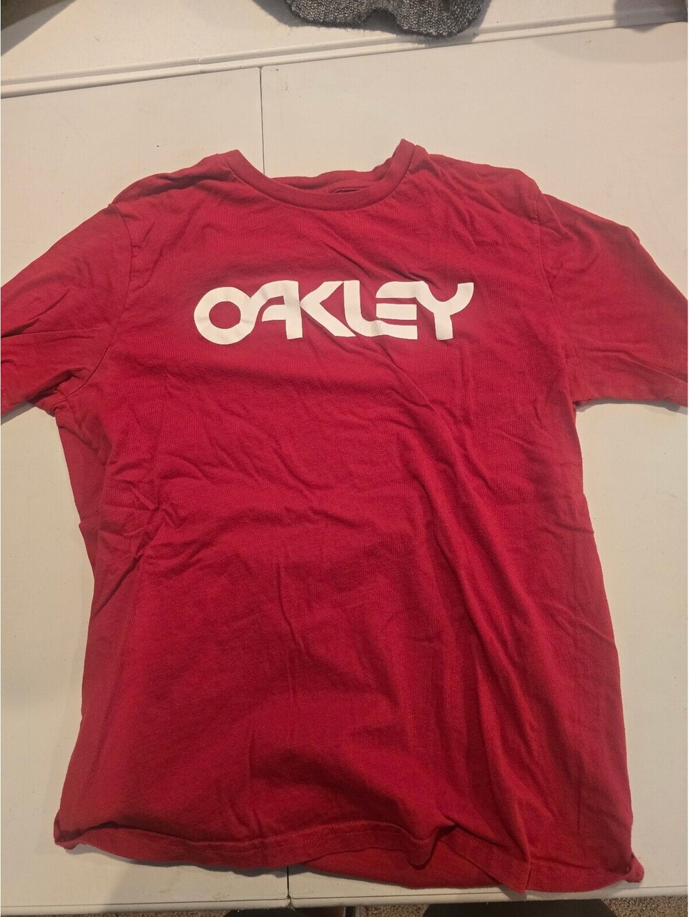 Oakley Red Logo Graphic T-Shirt